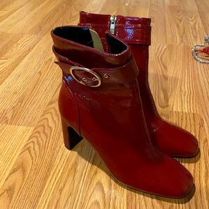 New patent leather boots women size 7